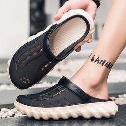 涼鞋男士2024新款高檔夏季網面鏤空沙灘休閒運動戶外穿勞保洞洞鞋 歷史價格詳細信息