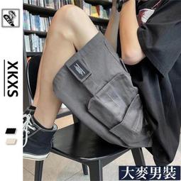 工裝短褲男 夏季薄款四色休閒短褲 純棉斜紋工裝短褲 男士外穿5分褲 寬鬆五分褲 抽繩運動褲 灰色工作褲 歷史價格詳細信息