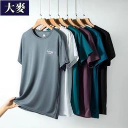 T恤男 薄款 透氣 圓領 速乾 冰絲短袖男 夏天短袖男 休閒運動短T男 汗衫大尺碼短袖男 休閒T恤男 上衣男 歷史價格詳細信息