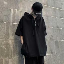 連帽嘻哈短袖T恤 印花短T 圓領半袖T恤 韓版夏季衣服 男生 T恤 短t 男生短袖T恤（LPKD40） 歷史價格詳細信息