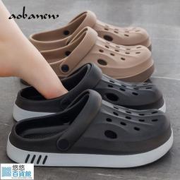 涼鞋男款夏季外穿防滑厚底踩屎感包頭拖鞋運 歷史價格詳細信息