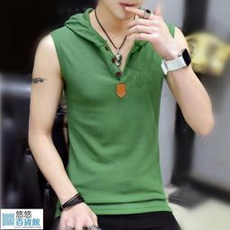 無袖t恤男夏季運動無袖上衣 背心 潮牌ins 好穿 個性馬甲夏天寬松男士坎肩短袖-毛毛男裝 歷史價格詳細信息