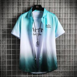 夏季短袖襯男 韓版修身襯 潮流休閒襯◇□♙夏季七分袖襯男薄款韓版修身潮流帥氣學生立領短袖白襯中 歷史價格詳細信息