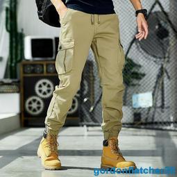 美式工裝褲 縮口褲男 長褲【M-5XL】日系潮流休閒工裝長褲 百搭束腳九分褲 工作褲 哈倫褲 運動風大尺碼男生褲子 男裝 歷史價格詳細信息
