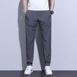 運動休閑冰絲長袖t恤男圓領春秋滑料薄款打底衫寬松透氣速干上衣 短袖上衣男 男生T恤 短t 素t 運動健身 排汗衫 歷史價格詳細信息