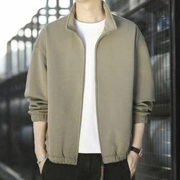 休閑新款春季簡約風衣男中長款寬松大碼西裝上衣男士外套商務男裝  新-毛毛男裝 歷史價格詳細信息
