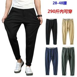 大尺碼長褲 大尺碼褲子 男生工作長褲 工裝褲多口袋 黑色長褲 加大尺碼男裝秋季休閒褲加肥加大工裝褲寬鬆大口袋鬆緊腰圍長褲 歷史價格詳細信息