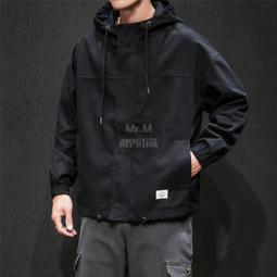 春季工裝衝鋒衣夾克男百搭潮流時尚帥氣戶外防風多兜連帽外套-品爵男装 歷史價格詳細信息