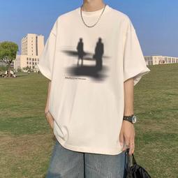 M-3XL夏季短袖T恤 男生T恤 休閒T恤 寬鬆上衣 簡約T恤 圓領上衣 潮牌T恤 印花上衣 韓版T恤 港風上衣 素色T 歷史價格詳細信息