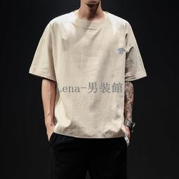 男 半袖男麻t恤寬鬆v領盤扣刺繡中袖上衣中國風夏季薄款五分袖體恤 西褲牛仔褲休閒褲短褲長褲子 歷史價格詳細信息