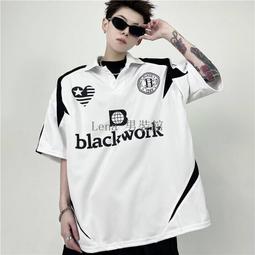 美式復古polo衫短袖男 M2 三色入 日系寬鬆t恤男 高街翻領襯衫男 潮流百搭上衣男-22號穿搭 歷史價格詳細信息