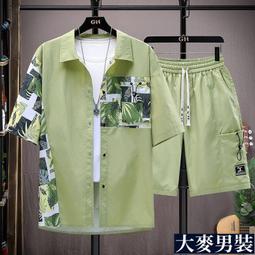 夏季休閑短袖 短袖男 寬鬆短袖 oversize 印花短袖 圓領五分袖 落肩袖 上衣短袖-MINTS名仕男裝 歷史價格詳細信息