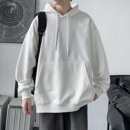 熱賣330克大毛圈50棉純色圓領衛衣男寬松oversize落肩款套頭情侶衛衣 歷史價格詳細信息