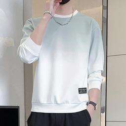秋季圓領衛衣男士新款潮牌ins休閑寬松上衣純棉長袖t恤外套打底衫-潮流好物 歷史價格詳細信息