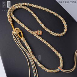 藏式棉繩掛脖吊墜項鏈繩民族風唐卡黃金佛牌文玩高貨手工配掛繩子-沐陽家居 歷史價格詳細信息