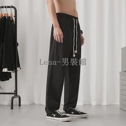 春夏薄款冰絲垂墜感褲子男中國風龍紋印花燈籠哈倫褲寬鬆休閒寬褲 歷史價格詳細信息