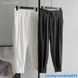 九分縮口褲 西裝直筒褲 九分西裝褲 大尺碼 西裝褲 直筒褲 休閒西裝褲 長褲男 (CHCY11)【FIZZE】 歷史價格詳細信息