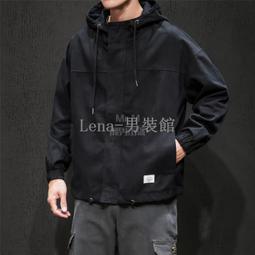春季工裝衝鋒衣夾克男百搭潮流時尚帥氣戶外防風多兜連帽外套-品爵男装 歷史價格詳細信息