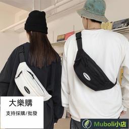 【桃園世家】免運 側背 斜背 簡約斜挎男士運動款男大容量胸休閑日系單肩男純色背女 歷史價格詳細信息