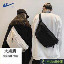 【桃園世家】免運 側背 斜背 簡約斜挎男士運動款男大容量胸休閑日系單肩男純色背女 歷史價格詳細信息