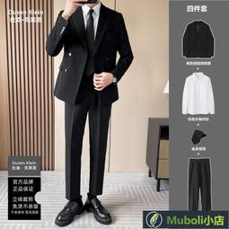 西裝 西裝 職業裝 西裝男三件　條紋伴郎新郎結婚禮　韓版修身高檔商務西裝 歷史價格詳細信息