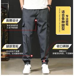 冰絲九分褲男寬松大碼束腳哈倫褲潮流中國風男裝亞麻闊腿休閑褲子 歷史價格詳細信息