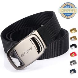 新款無牙自動扣皮帶 加厚尼龍帆帶百搭休閒男士商務帶 歷史價格詳細信息