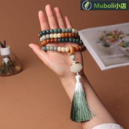 天然漸變白玉菩提手串設計款108顆佛珠高拋精修孔道男女款 歷史價格詳細信息