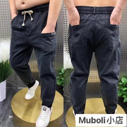 M-8XL寬鬆大尺碼牛仔褲可穿300斤  加肥加大尺碼褲子 牛仔褲男 四家款牛仔褲男 休閒牛仔褲男 九 歷史價格詳細信息