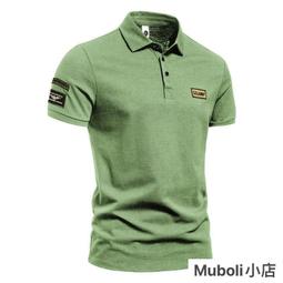 大尺碼翻領繡標短袖POLO 男POLO 風男士休閒軍旅戰術風 歷史價格詳細信息