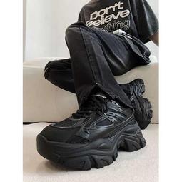 增高7cm老爹鞋女款2024春季新款透氣小個子網面小白鞋休閒運動鞋 歷史價格詳細信息