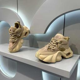 男士潮流增高厚底半拖鞋男 男生懶人鞋 厚底懶人鞋 2023夏季透氣網布鏤空半拖鞋男輕便百搭外穿休閒懶人無後 歷史價格詳細信息