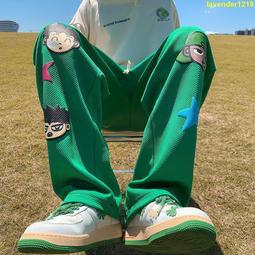 西海岸美式vibe褲子高街潮牌設計感拼接破洞牛仔褲男款春季乞丐褲 歷史價格詳細信息