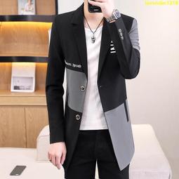 男中版西裝2021秋季新款鏈條刺繡字母男女西服ins潮牌jk西裝情侶裝寬松外套-大笨鼠 歷史價格詳細信息