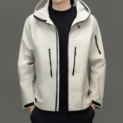 外套男士春秋季新款戶外衝鋒衣夾克潮牌寬鬆休閒情侶款登山服-潮男服飾 歷史價格詳細信息