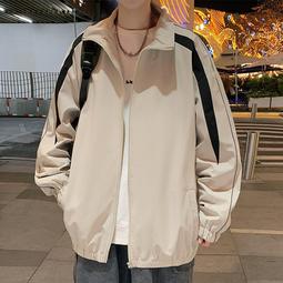 春秋季斜紋外套男2023新款痞帥高級感字母棒球領裌克潮牌休閑上衣天天精選 歷史價格詳細信息