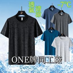 夏季透氣冰絲T恤 高彈短袖 T恤男  速乾 透氣 材質 大尺碼寬鬆 舒適休閒 男裝上衣-正正男裝 歷史價格詳細信息