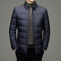【薄款羽絨服男】羽絨服男士冬季輕薄連帽新款潮牌休閒時尚短版白鴨絨青年羽絨外套 歷史價格詳細信息