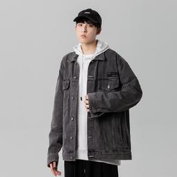 春季復古牛仔外套男士潮流上衣簡約休閑翻領牛仔衣刺繡秋韓版夾克天天精選 歷史價格詳細信息