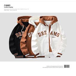 假兩件連帽保暖棉衣  M-3XL韓版寬鬆PU皮外套  情侶oversize加厚棉服外套【逆主流】 歷史價格詳細信息