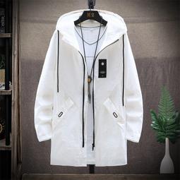 連帽衣男中年夏季戶外皮膚衣衣服外套薄款夾克送爸爸-格林賣場 歷史價格詳細信息