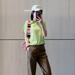 新款百搭基礎款上衣 卡通人物印花女裝 韓版個性短袖T恤 學院風休閒服 女性服飾服裝衣服．D 歷史價格詳細信息