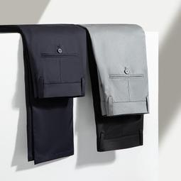 高端天蠶絲褲男士夏季薄款冰絲寬松休閑長褲束腳垂順九分牛仔褲子 歷史價格詳細信息