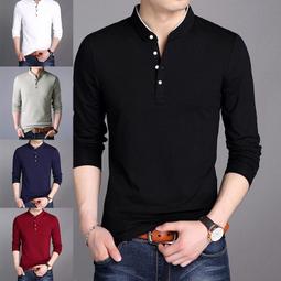 T恤男長袖純棉打底衫春秋新款青少韓版休閒圓領長袖T恤衫男裝男性服飾流行男裝休閒服裝-正正男裝 歷史價格詳細信息