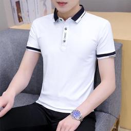 POLO衫男 商務緊身t恤 短袖男 夏季短袖t恤 歷史價格詳細信息