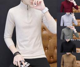 新品 秋冬季高領毛衣男士打底針織衫韓版修身內搭潮流加厚套頭線衣圓領-可開發票 歷史價格詳細信息