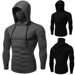 衛衣新款健身服男士連帽忍者蒙面長袖T恤 歷史價格詳細信息