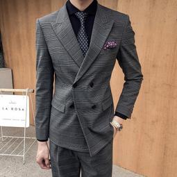 黑白格子西裝毛呢外套女復古小個子短款秋冬新款雙面羊毛大衣 歷史價格詳細信息