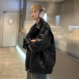 高級感翻領皮長袖皮衣外套女早氣質夾克上衣潮 歷史價格詳細信息