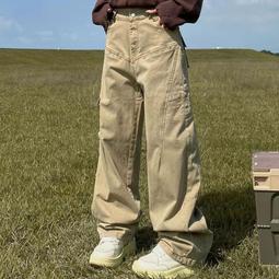 工裝褲男 美式複古工裝褲男 工作褲 多口袋機能工作褲 寬鬆束腳哈倫褲男士 休閒褲 潮牌ins韓版長褲 傘兵褲 男生長褲 歷史價格詳細信息